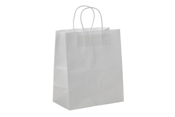 white paper bag, cut out background