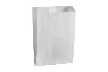 white paper bag, cut out background