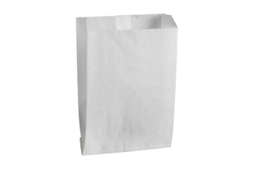 white paper bag, cut out background
