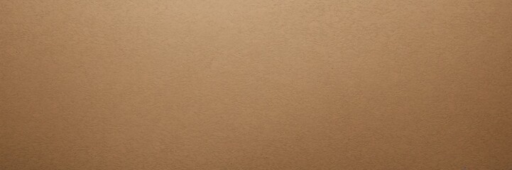 Dark brown kraft paper grainy rough texture banner panoramic background banner template backdrop from Generative AI