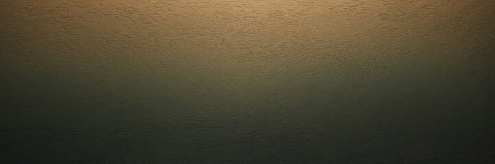 espresso brown to dark olive color gradient kraft paper grainy rough texture banner panoramic background banner template backdrop from Generative AI - obrazy, fototapety, plakaty