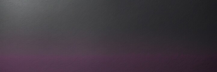 Gunmetal gray to rich plum color gradient kraft paper grainy rough texture banner panoramic background banner template backdrop from Generative AI