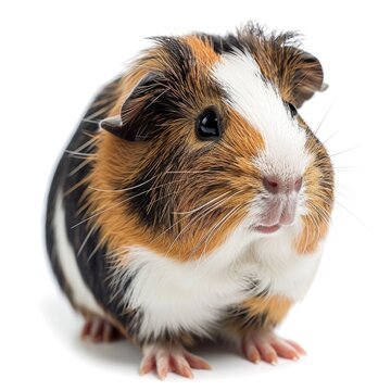 Guinea Pig (Cavia porcellus) isolated on white background