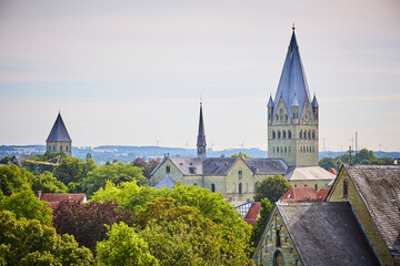 Blick auf die Stadt Soest, Skyline, Kreis Soest, NRW, Deutschland, Germany, 2023   