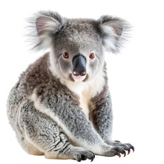 Naklejka premium Koala isolated on white background