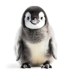 Penguin baby isolated on white background - obrazy, fototapety, plakaty