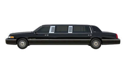 Limousine on Transparent Background PNG