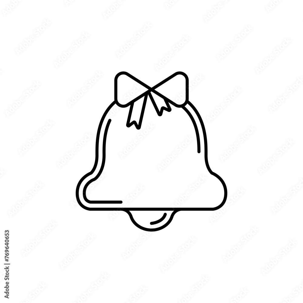 Aufkleber bell vector icon. set of bells simple style vector. notification logo concept vector. vector illustr