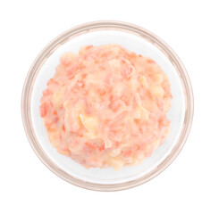 Fototapeta na wymiar salad cream isolated on white background.