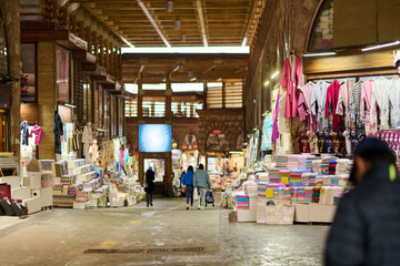 A Tapestry of Tradition: Colorful Array of Muslim Clothing for Sale on Istanbul Streets