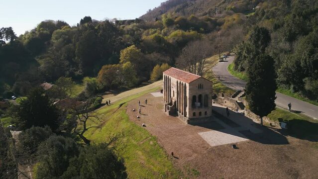 Oviedo Pre Romanic Ruins in Asturias Spain