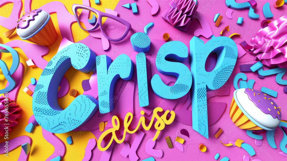 Aufkleber the image features crisp words on a single-colored background, creating a striking contrast that cat