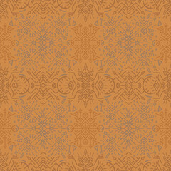 Seamless tribal patterns in vector format draw inspiration from Indigenous art. Geometric motifs and freehand elements create intricate designs for various applications.