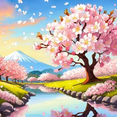 Poster 벚꽃,풍경 © 미선 이