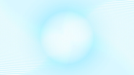 Abstract futuristic pattern line wave on Circle technology blue color gradient background. Vector illustration