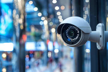 Security CCTV surveillance camera - obrazy, fototapety, plakaty