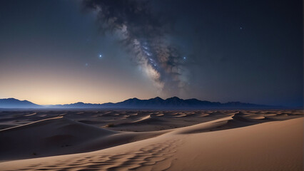 Stargazing in the Sahara - obrazy, fototapety, plakaty