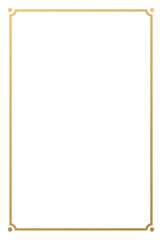シンプルな角に丸みのあるエレガントなフレーム（線幅変更可能です）