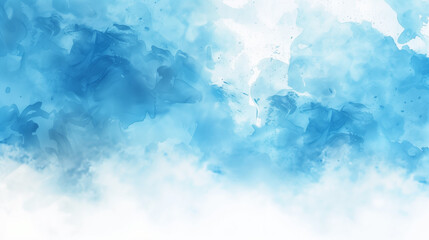 Fototapeta na wymiar Blue and white wallpaper of a smoke. AI Generated