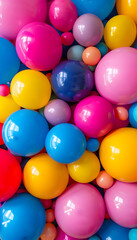 Fototapeta na wymiar Colorful Balloons Ball