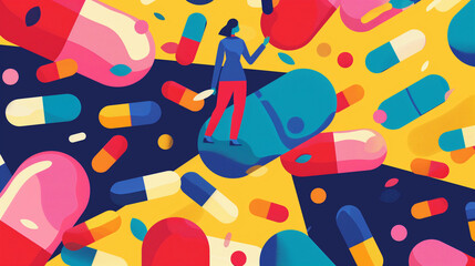 Pharmaceutical culture, pill-popping, medication obsession, prescription drug abuse, pharmaceuticals