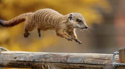 Witness the mongoose's relentless leap over obstacles, embodying the fierce drive of startups and market entry strategies.