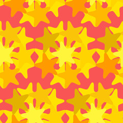 Vector - starry sky seamless pattern.