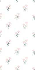 seamless pattern with flowers