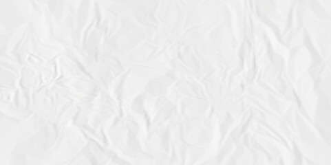 Crumpled paper texture. Rough paper texture and white background.
