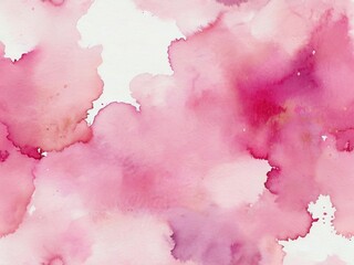 Abstract pink and white watercolor background for your design illustration.