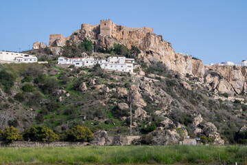 Fototapeta na wymiar Castillo de Salobreña, en la provincia de Granada, Andalucía, España
