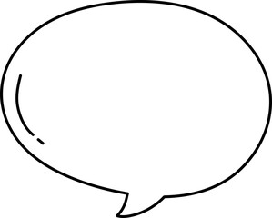 Hand Drawn Speech Bubble Illustration