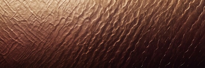 Smoky quartz to deep garnet color gradient shiny metal sheet surface smooth texture banner panoramic background banner template backdrop from Generative AI