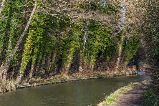 stratford canal warwickshire england uk