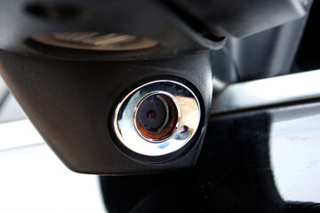 Car side mirror camera, Car mirror with blind spot camera, Left-hand mirror car camera.