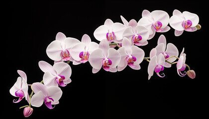 Fototapeta na wymiar Orchid plant in full bloom