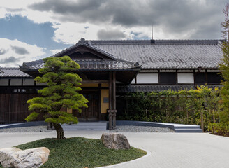 Naklejka premium Todaiji temple with Buddha statues
