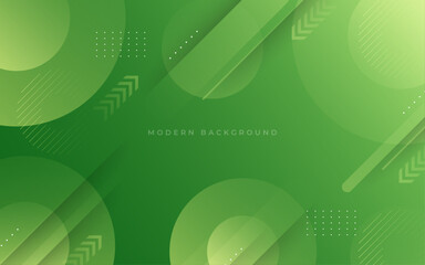 Modern abstract background green ,slash effect background, memphis, circle