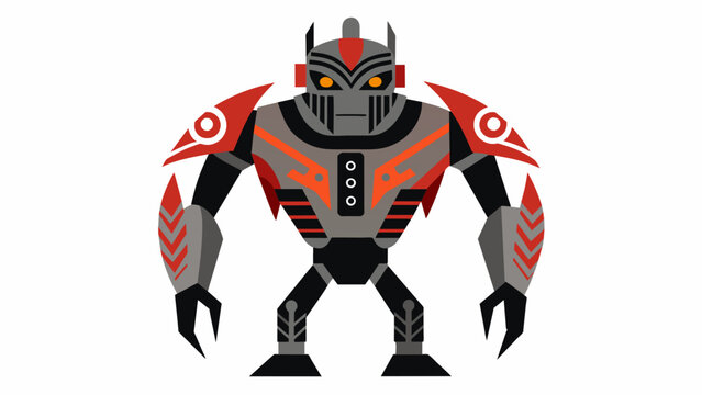 "Maori Graffiti Battle Robot - Full Body Design"