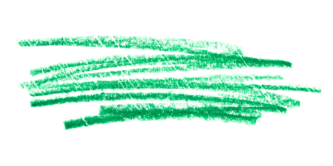 A photo of an green pencil stroke on a transparent background. This minimalist design can be used for illustrations, logos, brand graphics, and more.
