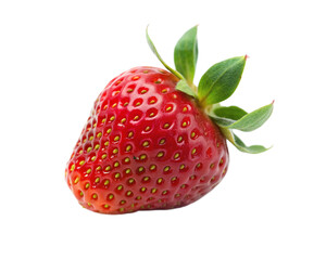 Fresh Strawberry Isolated on White Background for Healthy Eating Concept
