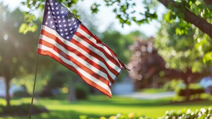 A Symbol of Freedom - The American Flag in Commemoration of Memorial Day, Independence Day, and Labor Day