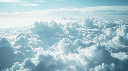 Sky Clouds and Space View Background