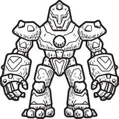Golem coloring pages. Monster rock coloring pages