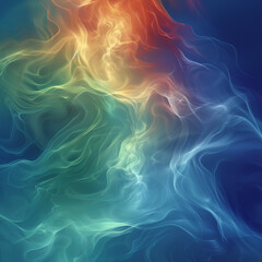  digital art in the style of octane render, abstract background, waves, flowing fabrics, wavy shapes, soft edges, delicate texture, ethereal atmosphere, soft light, 