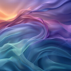 Obraz premium Green and blue gradient background. A vague abstract illustration