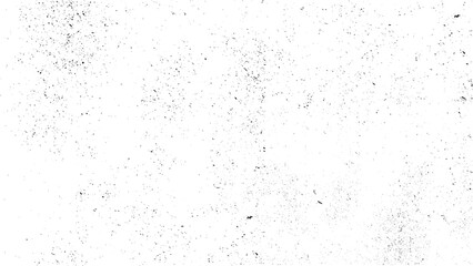 Black grainy texture isolated on white background. Dust overlay. Dark noise granules. Black spots on white background, black drops texture, bokeh, abstraction. Vector design elements