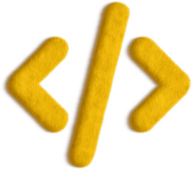 Code Yellow Fluffy Icon