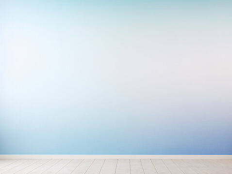 a white and blue wall