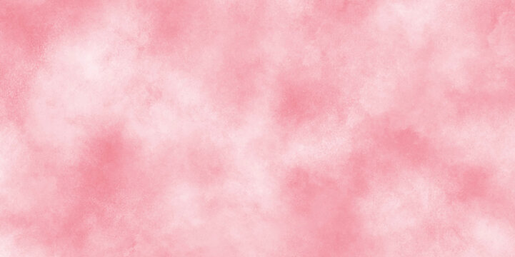 pink watercolor background hand-drawn with cloudy strokes of brushes, Stained blurry pink grunge texture, pink ink effect watercolor, abstract fringe and bleed paint drips and drops pink watercolor.
